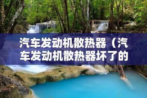 汽车发动机散热器（汽车发动机散热器坏了的现象）