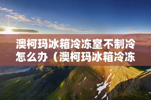 澳柯玛冰箱冷冻室不制冷怎么办(澳柯玛冰箱冷冻室不制冷怎么办呀)