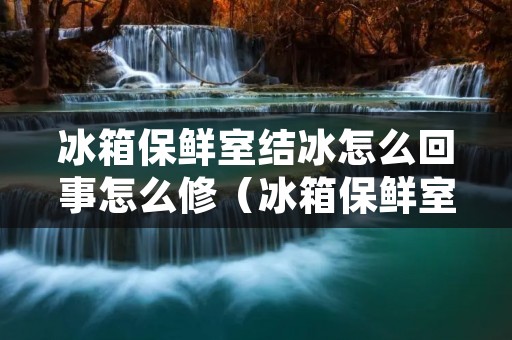 冰箱保鲜室结冰怎么回事怎么修（冰箱保鲜室结冰怎么回事怎么修视频）