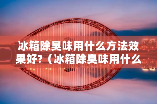 冰箱除臭味用什么方法效果好?(冰箱除臭味用什么方法效果好一点)
