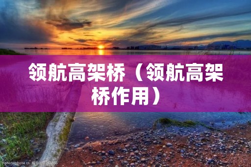 领航高架桥(领航高架桥作用) 领航高架桥(领航高架桥作用)