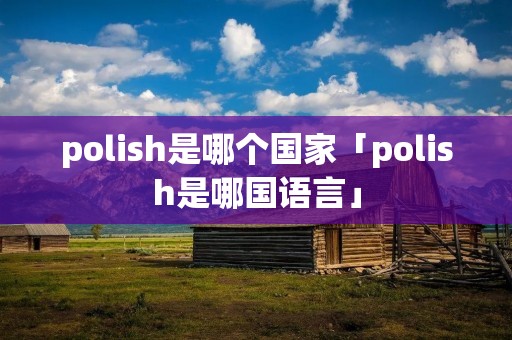 polish是哪个国家「polish是哪国语言」