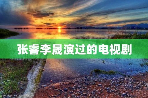 张睿李晟演过的电视剧 张睿李晟演过的电视剧
