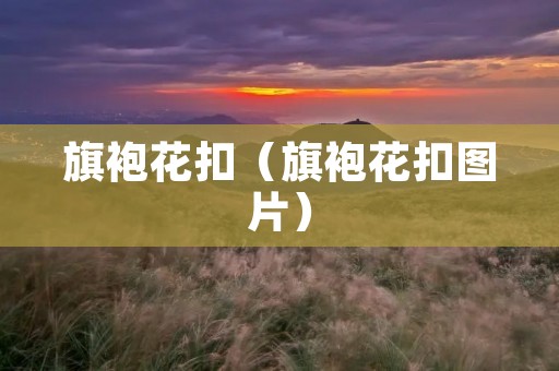旗袍花扣(旗袍花扣图片) 旗袍花扣(旗袍花扣图片)