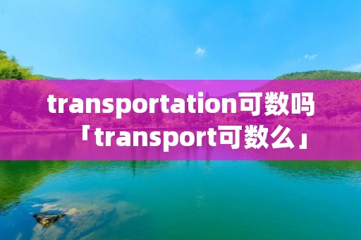 transportation可数吗「transport可数么」