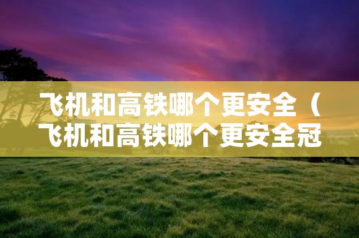 飞机和高铁哪个更安全(飞机和高铁哪个更安全冠状病毒) 飞机和高铁哪个更安全(飞机和高铁哪个更安全冠状病毒)