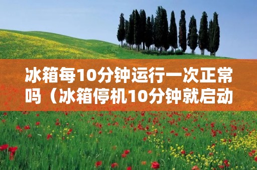冰箱每10分钟运行一次正常吗(冰箱停机10分钟就启动了)