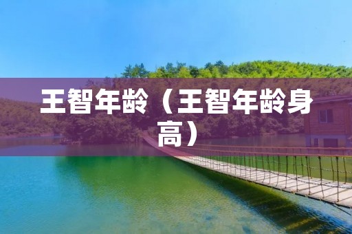 王智年龄（王智年龄身高）