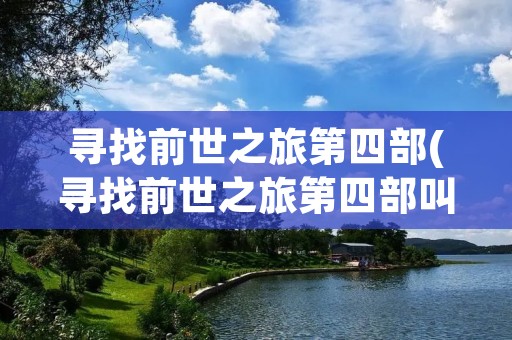 寻找前世之旅第四部(寻找前世之旅第四部叫什么)