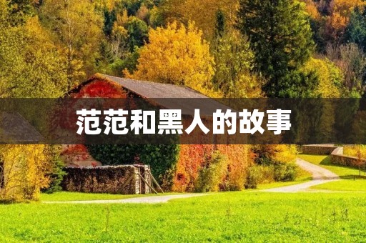范范和黑人的故事