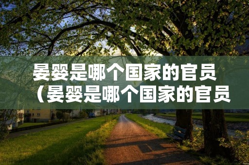 晏婴是哪个国家的官员（晏婴是哪个国家的官员名字）