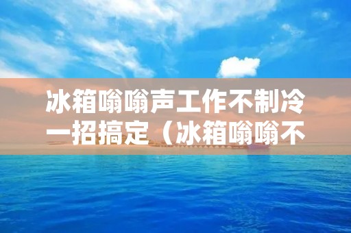 冰箱嗡嗡声工作不制冷一招搞定(冰箱嗡嗡不制冷有哪些故障)