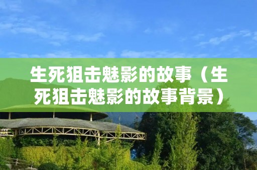 生死狙击魅影的故事(生死狙击魅影的故事背景) 生死狙击魅影的故事(生死狙击魅影的故事背景)