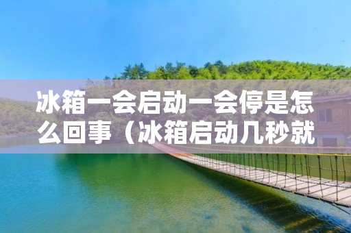 冰箱一会启动一会停是怎么回事（冰箱启动几秒就哒一声就停了）