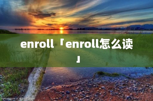 enroll「enroll怎么读」