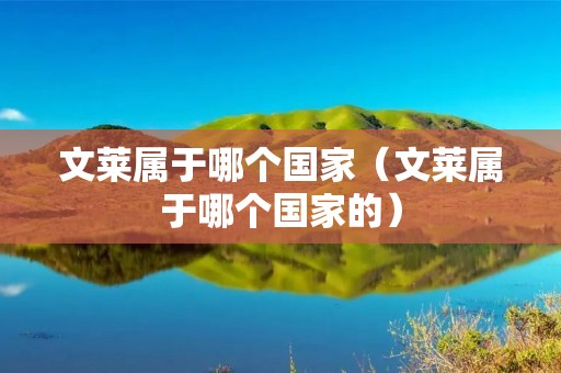文莱属于哪个国家（文莱属于哪个国家的）