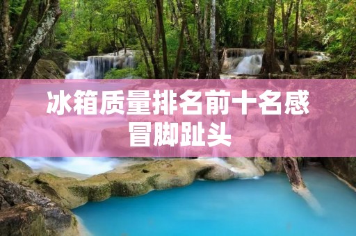 冰箱质量排名前十名感冒脚趾头