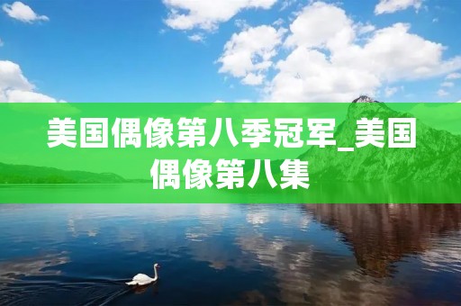 美国偶像第八季冠军_美国偶像第八集