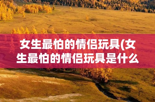 女生最怕的情侣玩具(女生最怕的情侣玩具是什么东西)
