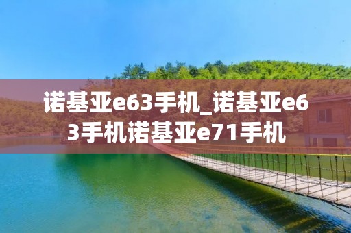 诺基亚e63手机_诺基亚e63手机诺基亚e71手机
