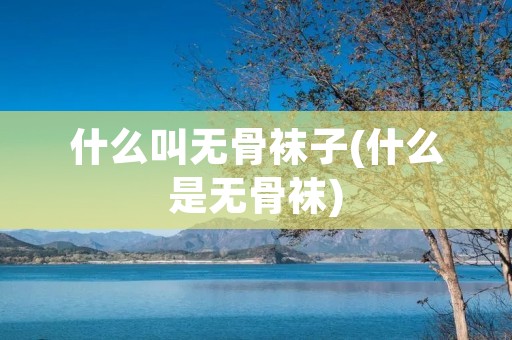 什么叫无骨袜子(什么是无骨袜) 什么叫无骨袜子(什么是无骨袜)