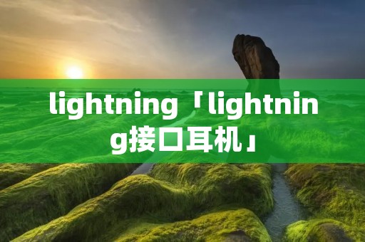 lightning「lightning接口耳机」