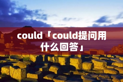 could「could提问用什么回答」