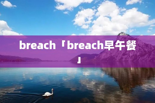 breach「breach早午餐」