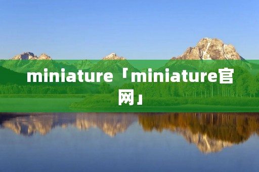 miniature「miniature官网」