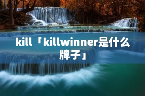 kill「killwinner是什么牌子」