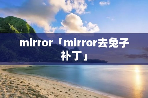mirror「mirror去兔子补丁」 mirror「mirror去兔子补丁」