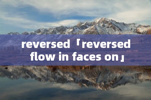 reversed「reversed flow in faces on」