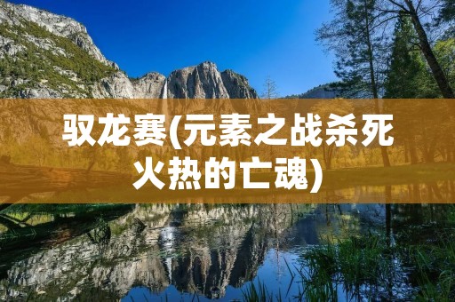驭龙赛(元素之战杀死火热的亡魂)