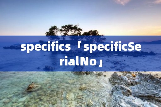 specifics「specificSerialNo」