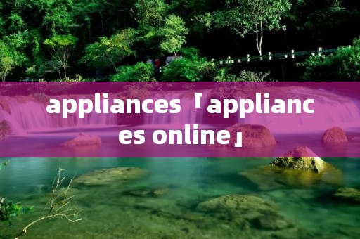 appliances「appliances online」