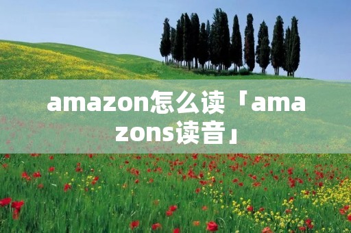 amazon怎么读「amazons读音」
