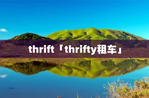 thrift「thrifty租车」