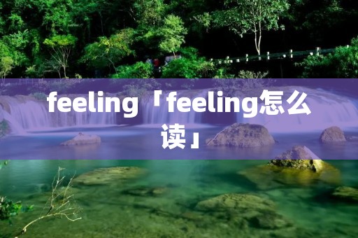 feeling「feeling怎么读」