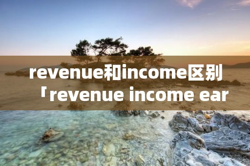revenue和income区别「revenue income earning区别」