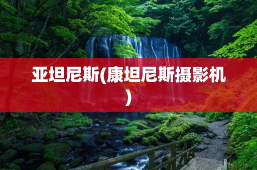 亚坦尼斯(康坦尼斯摄影机)