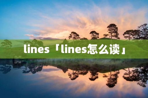 lines「lines怎么读」