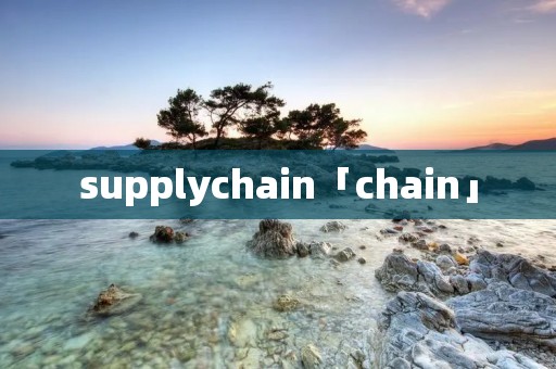 supplychain「chain」