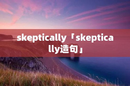 skeptically「skeptically造句」