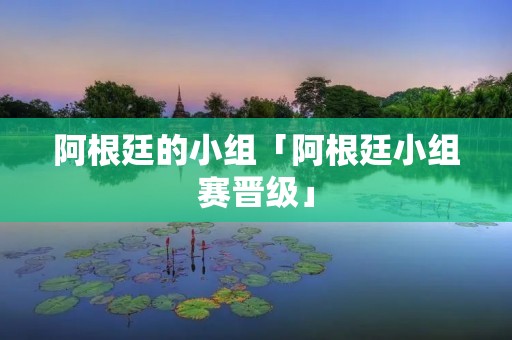阿根廷的小组「阿根廷小组赛晋级」