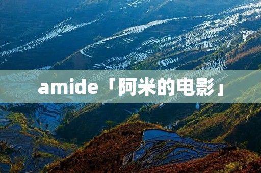amide「阿米的电影」 amide「阿米的电影」