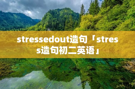 stressedout造句「stress造句初二英语」 stressedout造句「stress造句初二英语」