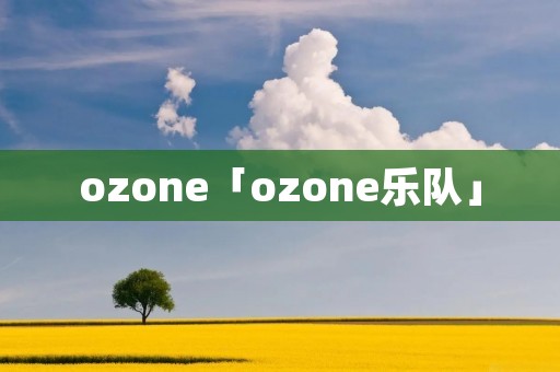 ozone「ozone乐队」 ozone「ozone乐队」