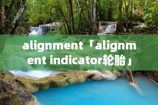 alignment「alignment indicator轮胎」
