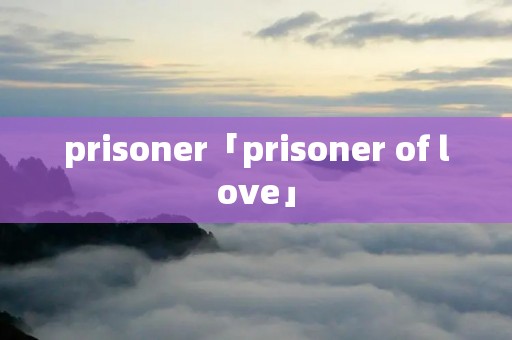 prisoner「prisoner of love」
