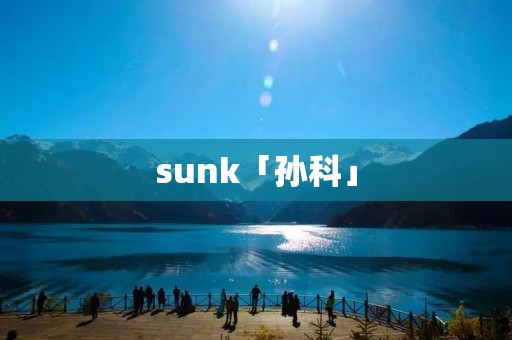 sunk「孙科」 sunk「孙科」